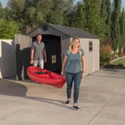 Lifetime 8x12.5 Ft Rough Cut Outdoor Storage Shed -Garden Furniture Store 12836583 2454833208704465