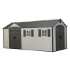 Lifetime 17.5 X 8 Ft Dual Entry Outdoor Storage Shed 1 Lifetime 17.5 X 8 Ft Dual Entry Outdoor Storage Shed -Garden Furniture Store 12836595 6285012583658947