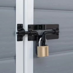 Keter Manor 6 X 8ft Outdoor Garden Apex Storage Shed - Grey -Garden Furniture Store 12840573 3965036178615846