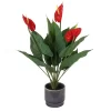 Artificial Anthurium In Ceramic Pot -Garden Furniture Store 12879283 2014858347935955
