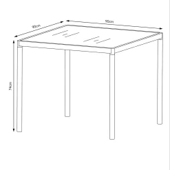Bambrick 4 Seater Garden Dining Set -Garden Furniture Store 12881495 3724948030783797
