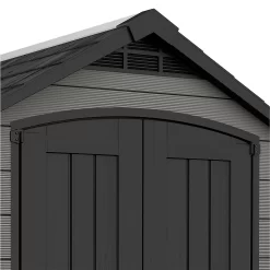 Keter Premier 7 X 7ft Outdoor Garden Apex Storage Shed - Grey -Garden Furniture Store 12882034 1335036180500743