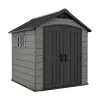 Keter Premier 7 X 7ft Outdoor Garden Apex Storage Shed - Grey
