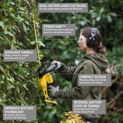 STANLEY FATMAX V20 18V Cordless Hedge Trimmer 55cm (Sfmcht855M1-Gb) -Garden Furniture Store 12882306 2675052745698945