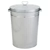 Homebase Galvanised Steel Outdoor Bin With Lid - 85L 1 Homebase Galvanised Steel Outdoor Bin With Lid - 85L -Garden Furniture Store 12884722 3954843941311658