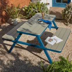 Picnic Bench - Navy & Grey 10 Picnic Bench - Navy & Grey -Garden Furniture Store 12885211 1434846136147379