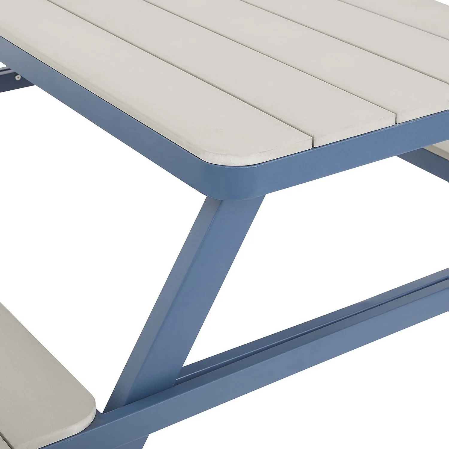Picnic Bench - Navy & Grey 7 Picnic Bench - Navy & Grey - Image 5