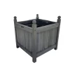 Homebase Large Wooden Planter Grey