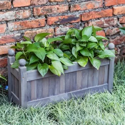 Wooden Trough - Grey -Garden Furniture Store 12885230 2805013038364594