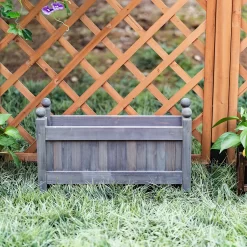 Wooden Trough - Grey -Garden Furniture Store 12885230 7505013038406033