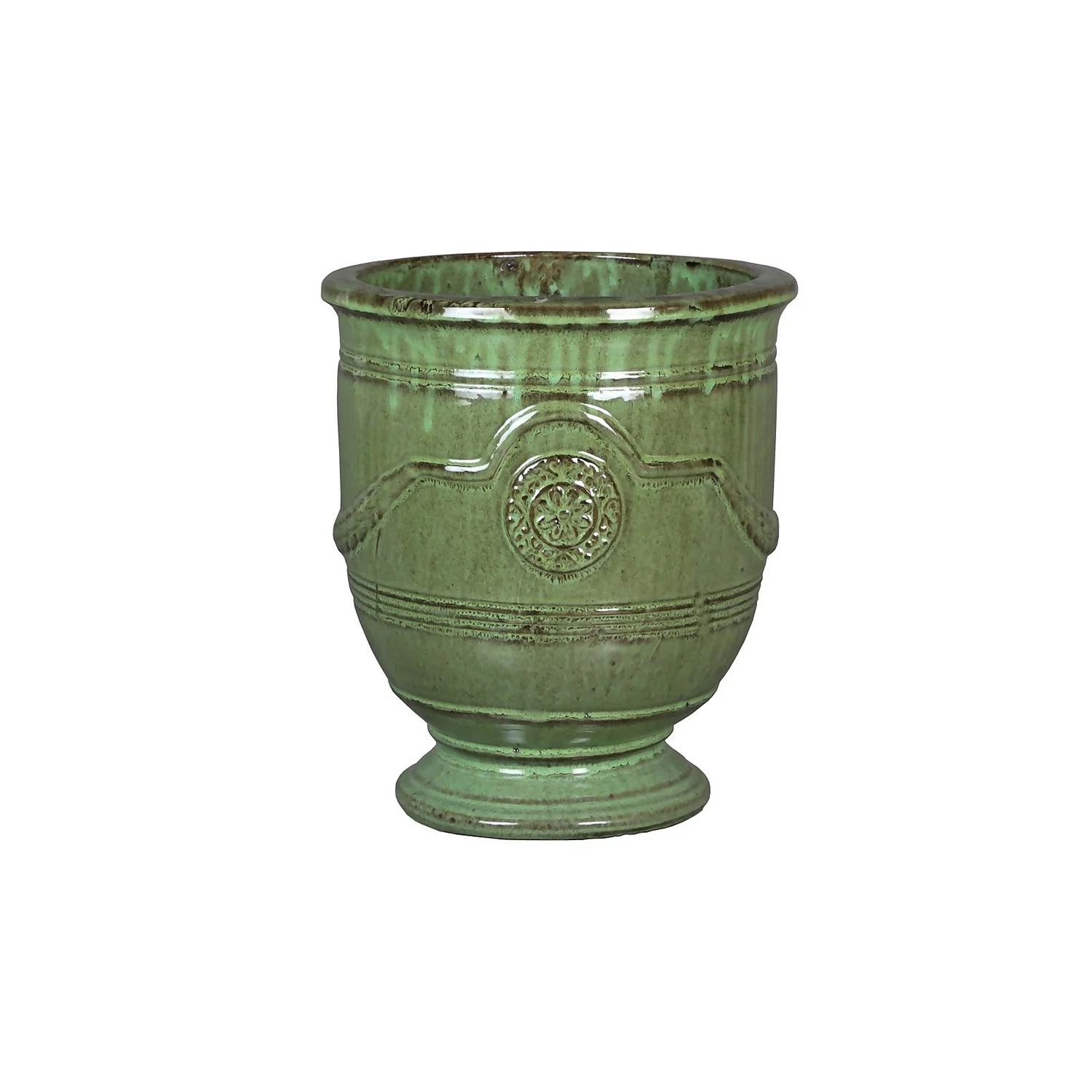 Regent Glazed Urn Planter - 39cm 5 Regent Glazed Urn Planter - 39cm - Image 3
