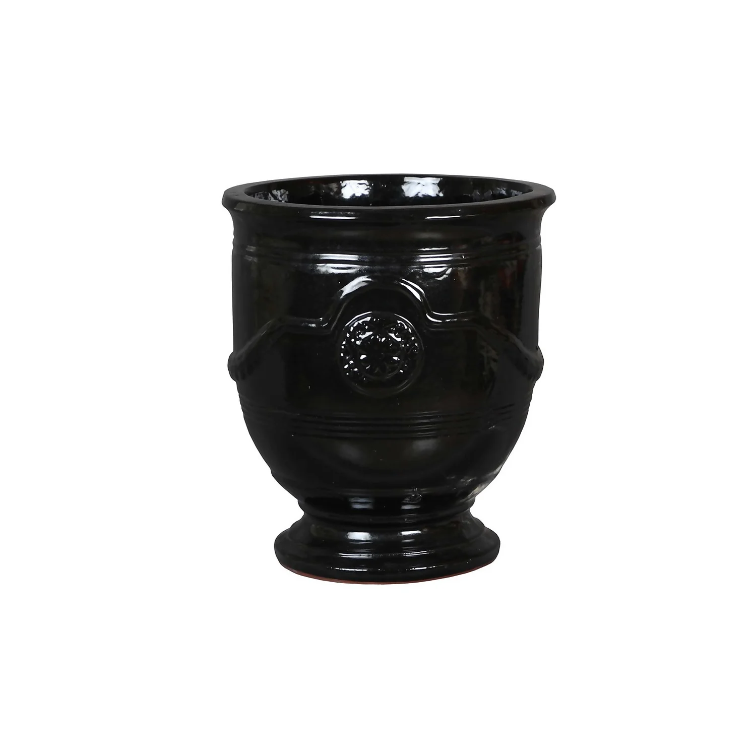 Regent Glazed Urn Planter - 39cm 3 Regent Glazed Urn Planter - 39cm