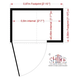 Shire Tool Store Overlap - 3x2ft -Garden Furniture Store 12887191 4174851580713951