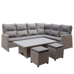 Mortimer Grey Rattan Garden Corner Sofa Set -Garden Furniture Store 12887790 1205047776415101