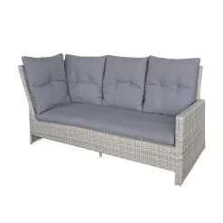 Mortimer Grey Rattan Garden Corner Sofa Set -Garden Furniture Store 12887790 3255047776533844