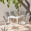 Malindi 6 Seater Garden Dining Set - Grey -Garden Furniture Store 12887812 1144843280529303