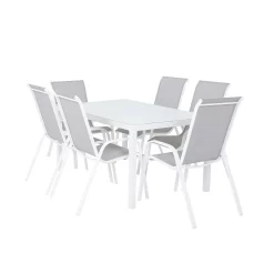 Malindi 6 Seater Garden Dining Set - Grey 10 Malindi 6 Seater Garden Dining Set - Grey -Garden Furniture Store 12887812 1914843280547009
