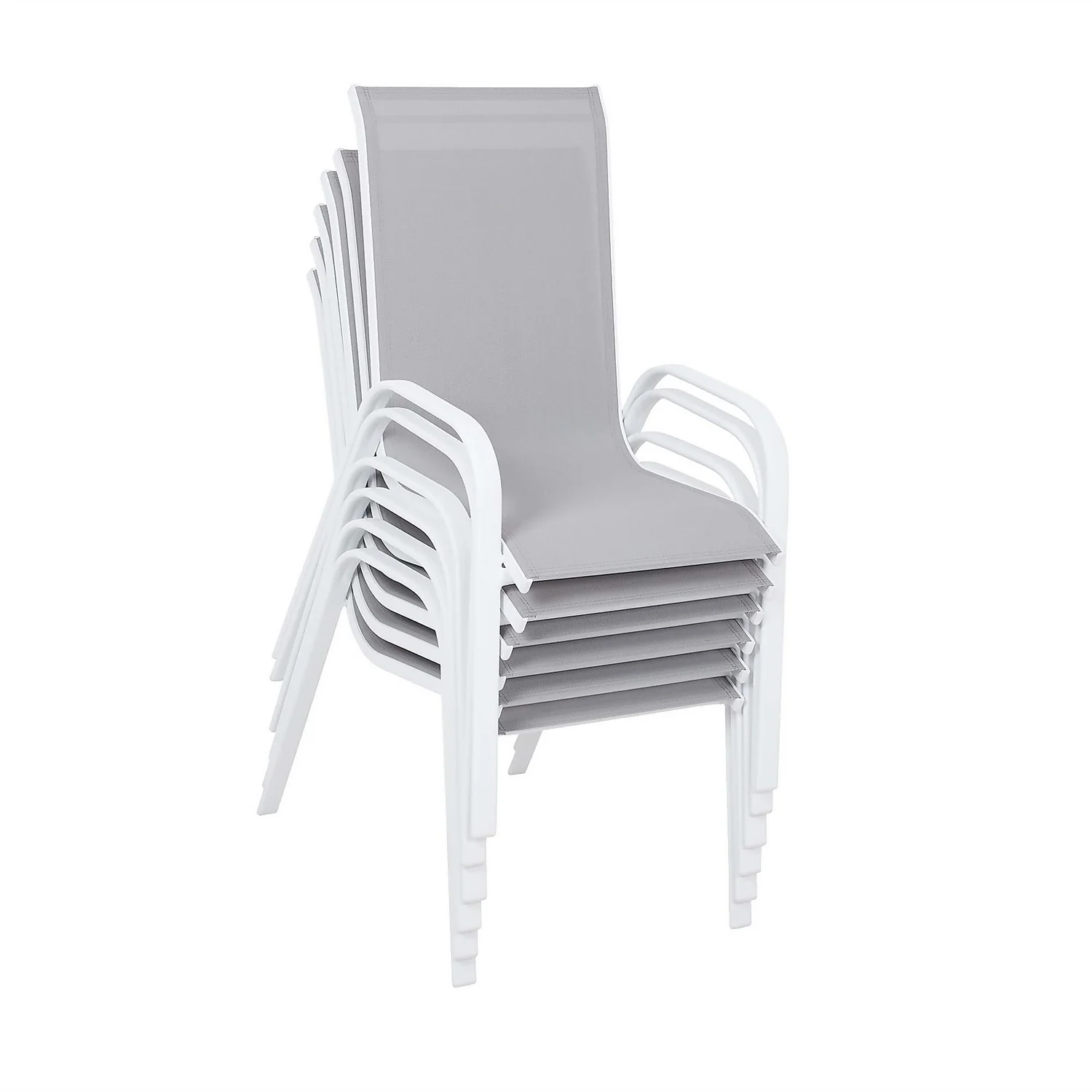 Malindi 6 Seater Garden Dining Set - Grey 5 Malindi 6 Seater Garden Dining Set - Grey - Image 3