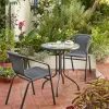 Eloise Bistro Set - Black -Garden Furniture Store 12887997 8464843691810403