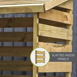 Mercia (Installation Included) Double Log Store -Garden Furniture Store 12888117 8195011214847864