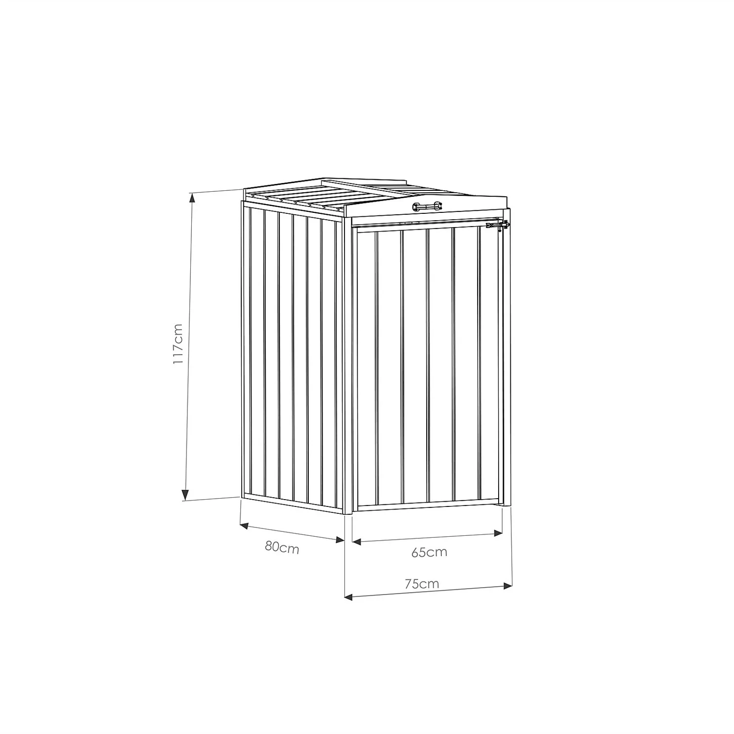 Mercia Single Bin Store 9 Mercia Single Bin Store - Image 7