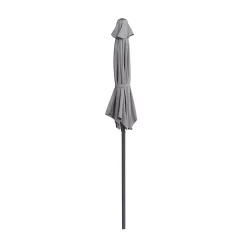 None 2.1m Crank & Tilt Parasol Light Grey - Dia. 38mm -Garden Furniture Store 12888557 1054843673613402
