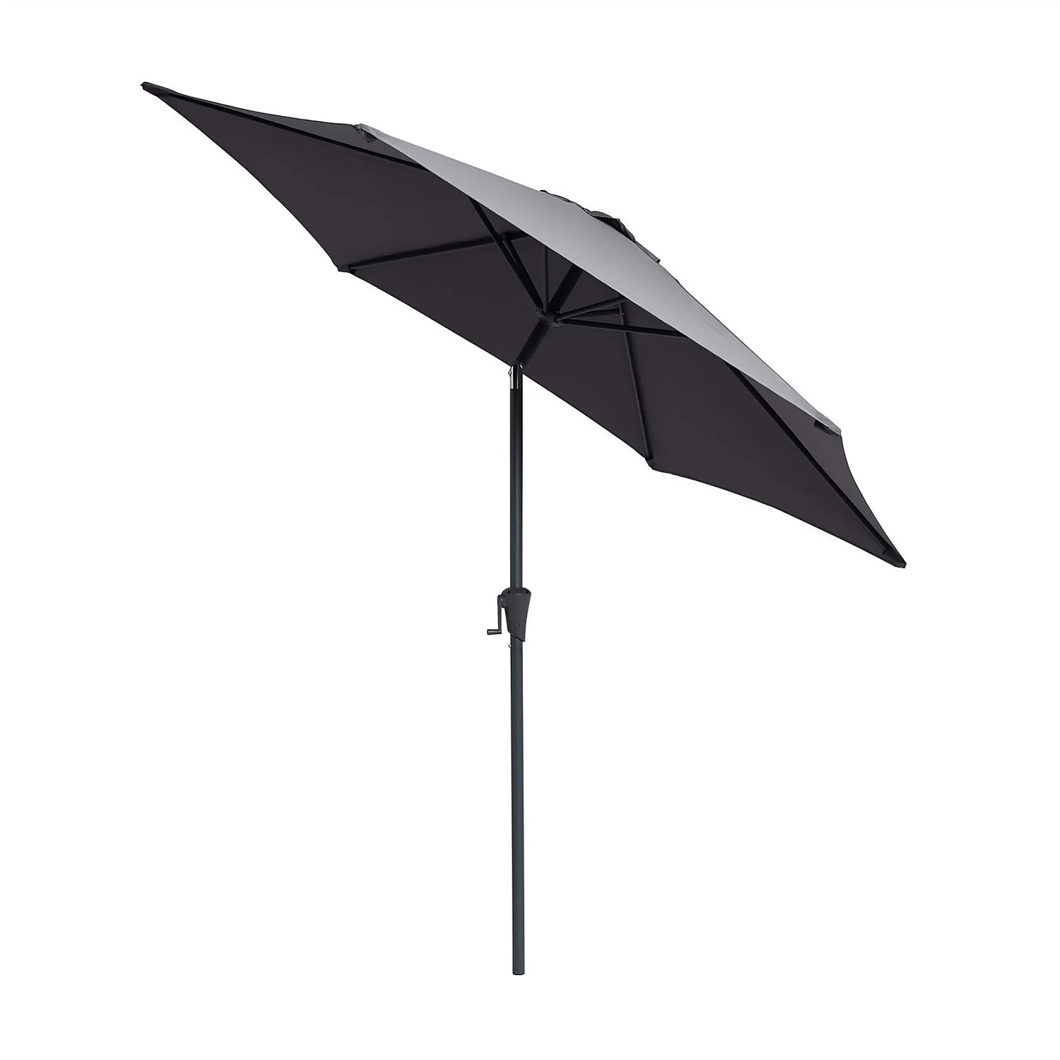 None 2.7m Crank & Tilt Parasol Dark Grey - Dia. 38mm 4 None 2.7m Crank & Tilt Parasol Dark Grey - Dia. 38mm - Image 2