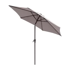 None 2.7m Crank & Tilt Parasol Natural - Dia. 38mm -Garden Furniture Store 12888565 1214843674450603