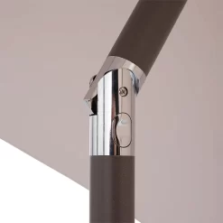 None 2.7m Crank & Tilt Parasol Natural - Dia. 38mm -Garden Furniture Store 12888565 2044843674514035