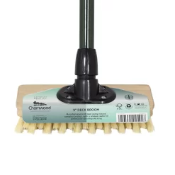 Charles Bentley Charnwood Deck Scrub With Scraper - 228mm -Garden Furniture Store 12890888 1424915831109397