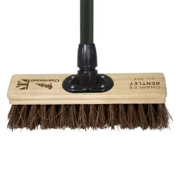 Charles Bentley Charnwood Bassine Wooden Garden Broom - 300mm -Garden Furniture Store 12890894 1654915831672224