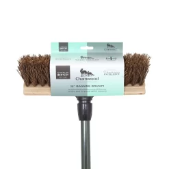 Charles Bentley Charnwood Bassine Wooden Garden Broom - 300mm -Garden Furniture Store 12890894 2054915831703787