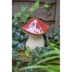 Ceramic Mushroom Garden Ornament - Medium -Garden Furniture Store 12890925 2484843660810764