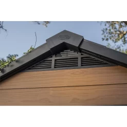 Keter Newton 7.5 X 7ft Outdoor Plastic Garden Storage Shed - Brown -Garden Furniture Store 12909854 2364845876150561