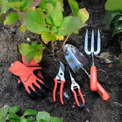 House Beautiful Gardening Gloves - Orange & Black -Garden Furniture Store 13188715 1074928026783356