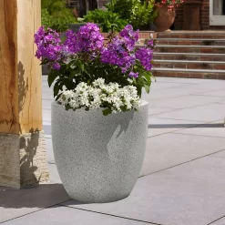 Sierra Grey Egg Planter - 46cm -Garden Furniture Store 13441303 1644940539007301