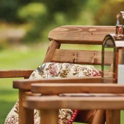 Anchor Fast FSC Weydale Rustic Alcove Garden Seat -Garden Furniture Store 13452072 1284929385149336