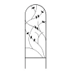 Panacea Perching Birds Garden Trellis - Black - 183 X 61cm