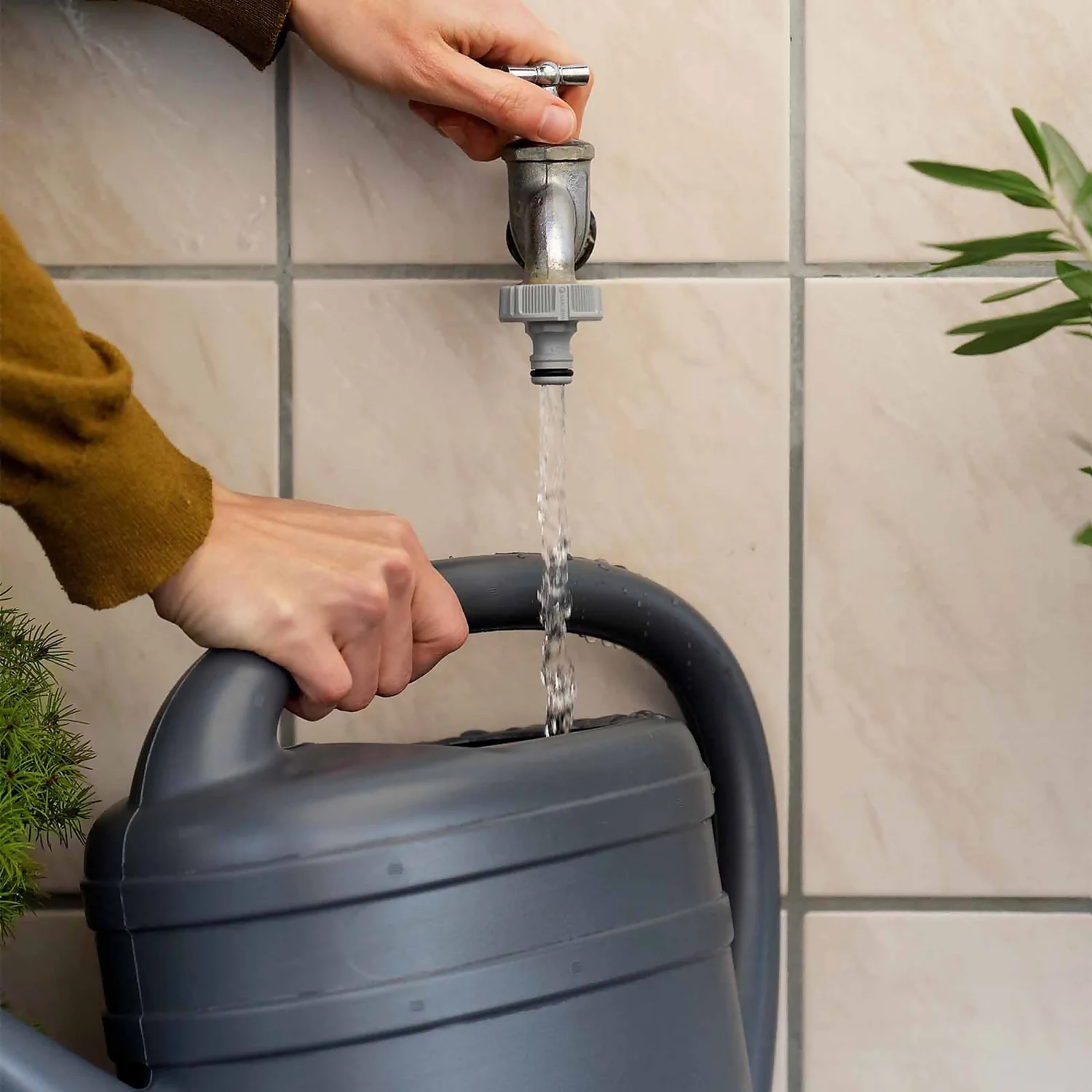 GARDENA Threaded Tap Hose Pipe Connector 3 GARDENA Threaded Tap Hose Pipe Connector - Image 2