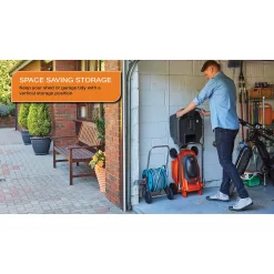 Flymo 36V EasiStore 380 Cordless Lawn Mower - 38cm -Garden Furniture Store 13524792 1834936632100872