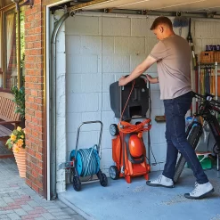 Flymo 1600W EasiStore 380R Electric Lawn Mower - 38cm -Garden Furniture Store 13524797 1434936626660168