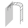 Agriframes Wall Arch - (H)2.3 X (W)1.8 X (D)0.45 M - Black -Garden Furniture Store 13526225 1074936305066318