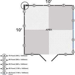 Shiplap Dip Treated 10x10ft Apex Shed - Double Door 14 Shiplap Dip Treated 10x10ft Apex Shed - Double Door -Garden Furniture Store 13529681 1294941755859036