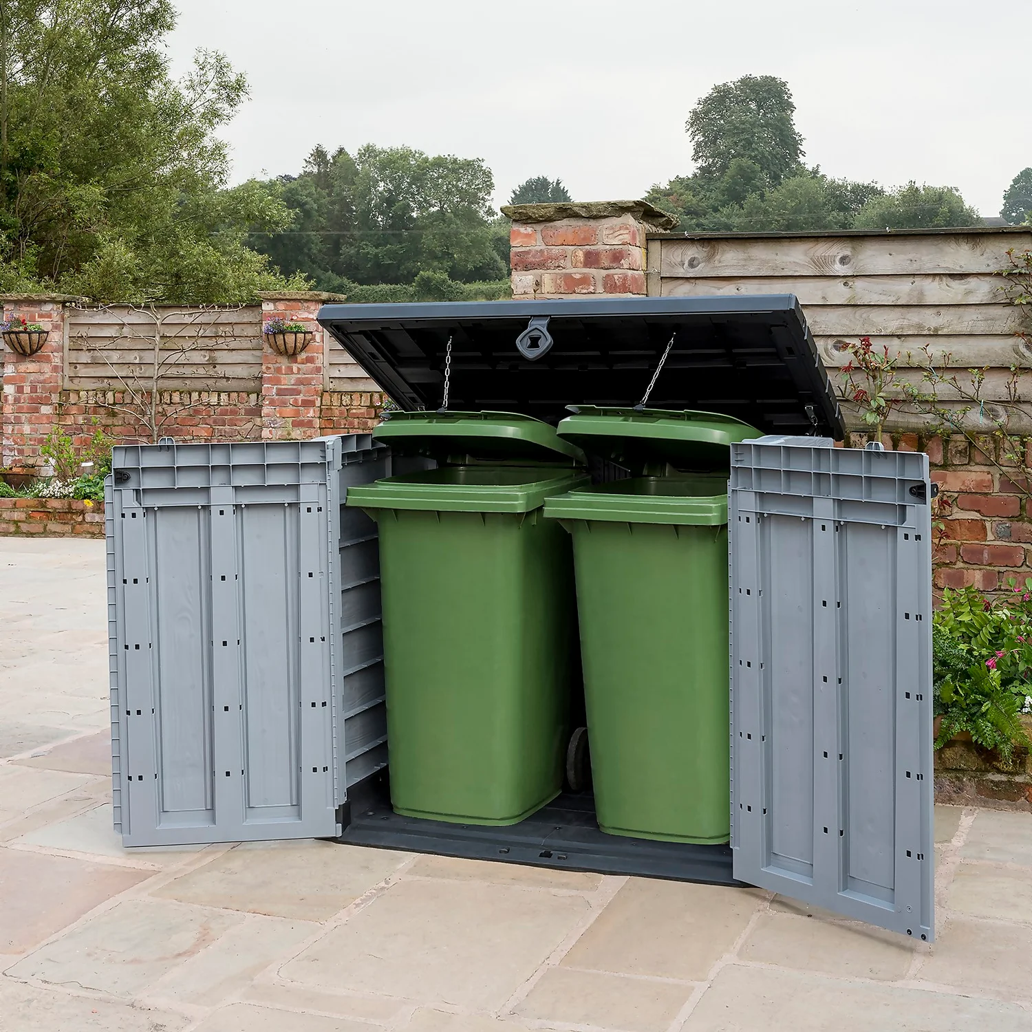 Keter Store It Out Ace Outdoor Garden Storage Shed 1200L - Grey / Graphite 11 Keter Store It Out Ace Outdoor Garden Storage Shed 1200L - Grey / Graphite - Image 9