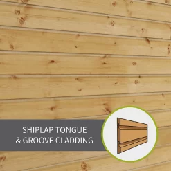 Country Living Premium Langham 10ft X 8ft Curved Roof Summerhouse Painted + Installation - Thorpe Towers Grey -Garden Furniture Store 13554924 3664945663751895