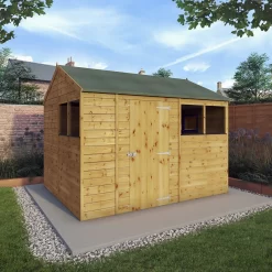 Mercia 10ft X 8ft Premium Shiplap Reverse Apex Shed -Garden Furniture Store 13555798 7404949338330734
