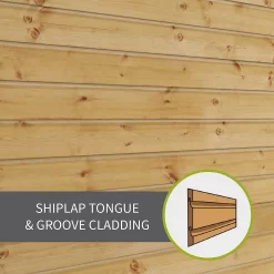 Mercia 8ft X 6ft Premium Clover Summerhouse - Including Installation -Garden Furniture Store 13555827 1164941758309037