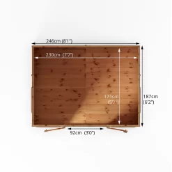 Mercia 8ft X 6ft Premium Clover Summerhouse - Including Installation -Garden Furniture Store 13555827 6484941758376159