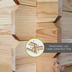 Mercia 5m X 4m Home Office Log Cabin 44mm -Garden Furniture Store 13555845 1855025546277551