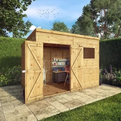 Mercia 10ft X 8ft Premium Shiplap Pent Shed - Including Installation -Garden Furniture Store 13555859 2175011477485261